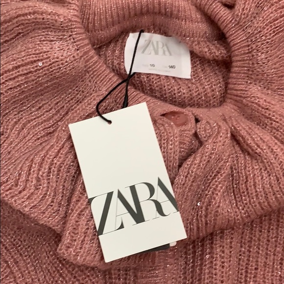 - Zara girls sequin Cardigan - Picture 2 of 5